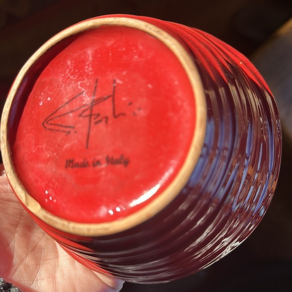 4 wee bowls. 3 from Japan: 2 wood and 1 ceramic w sweet painted theme +1 Italy - Picture 5 of 16